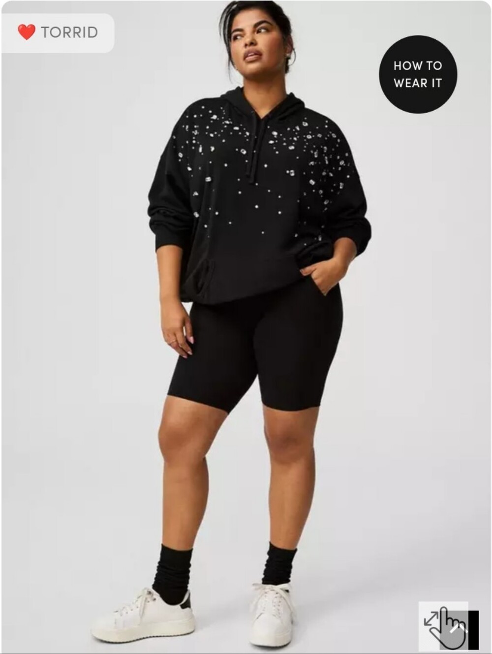 Torrid 9'' Pocket Bike Short 3x
